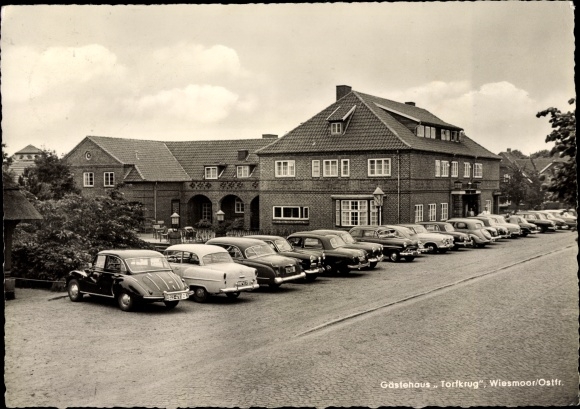 Postcard Wiesmoor in Ostfriesland, Guesthouse Torfkrug
