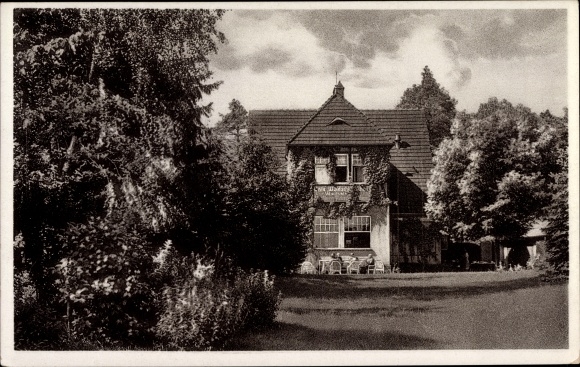 Postcard Storkow in the Mark, Waldschlösschen Hubertushöhe