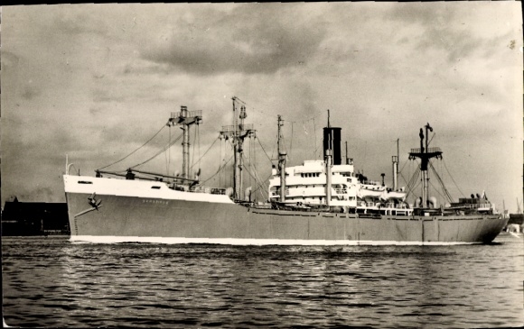 Ak stoomschip SS Samarinda, Koninklijke Rotterdamsche Lloyd, KRL