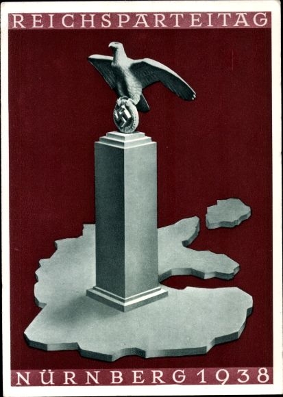 Postcard Reich Party Rally of the NSDAP Nuremberg 1938