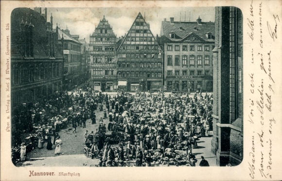 Ak Hannover in Niedersachsen, BMarktplatz
