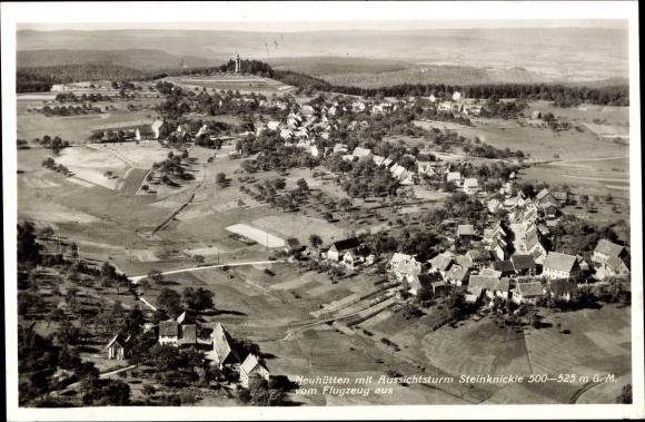 PC Neuhütten im Spessart, aerial photo of the place