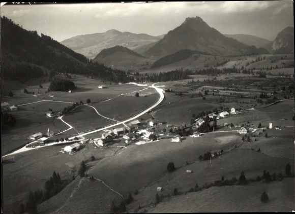 Photo Oberjoch Bad Hindelang in the Oberallgäu, aerial photograph
