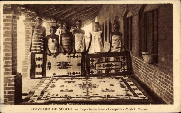 Ak Ségou Sudan, Ouvroir de Segou, Tapis haute laine et carpettes Modele Macina