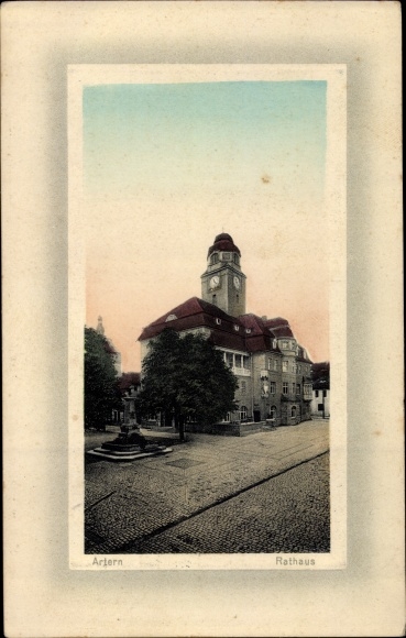 Ak Artern an der Unstrut, Rathaus