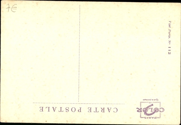 Artists Postcard Dupuis, Emil, Suede, La petit commerce va quand meme, Graisse Neutre, Huile Neutre