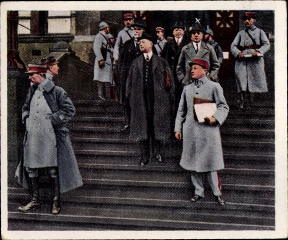 Obraz kolekcjonerski Okres powojenny nr 61, styczeń 1923, okupacja Zagłębia Ruhry, aresztowanie Fritza Thyssena