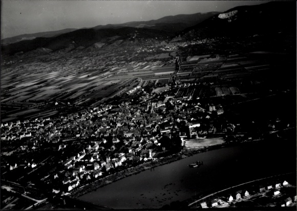 Photo Ladenburg am Neckar Baden, aerial photograph