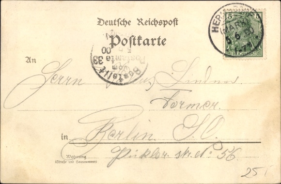 Chromo-Litho Berlin Reinickendorf Hermsdorf, Hermsdorf in der Mark, Restaurant Seeschloss