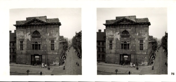 Stereofoniczny obraz przestrzenny zdjęcie Praga Praga, Nowe Miasto, Stary Urząd Celny