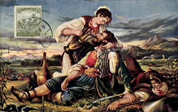 Artystka KP Girl z Kosowa odświeża rannego bojownika