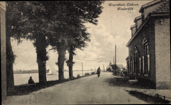 Ak Kinderdijk Molenwaard Südholland Niederlande, Waardhuis Elshout