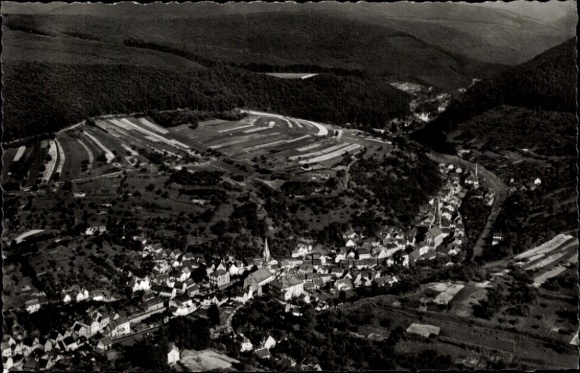 Ak Weidenthal in der Pfalz, Fliegeraufnahme