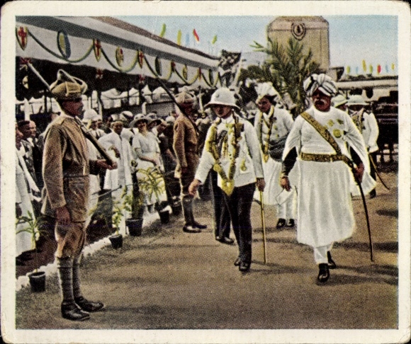 Collector's picture The post-war period No. 159 Feb. 1931 Prince of Wales as a traveling salesman, Calcutta