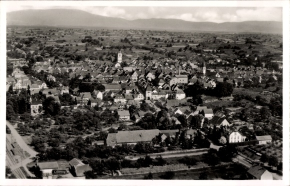 Ak Endingen am Kaiserstuhl, Fliegeraufnahme