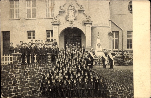 Studentika Postcard Schönstatt Vallendar am Rhein, Schönstatt Monastery, Pallottine Study Home