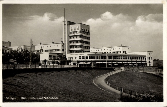 Ak Stuttgart in Württemberg, Höhenrestaurant Schönblick