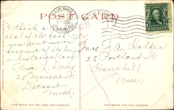 Postcard river steamers, cargo ships