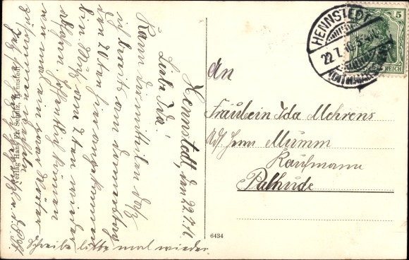 Ak Hennstedt in Dithmarschen, Kaiserliches Postamt