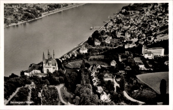 Remagen am Rhein, aerial photograph