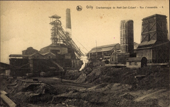 PC Gilly Charleroi Wallonia Hainault, Noel Sart Culpart colliery