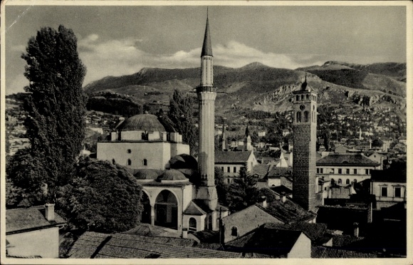 KP Sarajewo Bośnia i Hercegowina, Begova Meczet, minaret, architektura