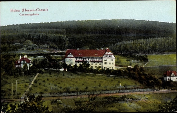 PC Helsa in Hessen, convalescent home, panorama of the place