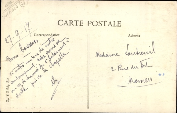 Postcard Saint Cyr l&#39;Ecole Yvelines, Cavalry District