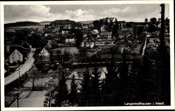 PC Langenholthausen Balve in the Märkisches Kreis, total view of the place