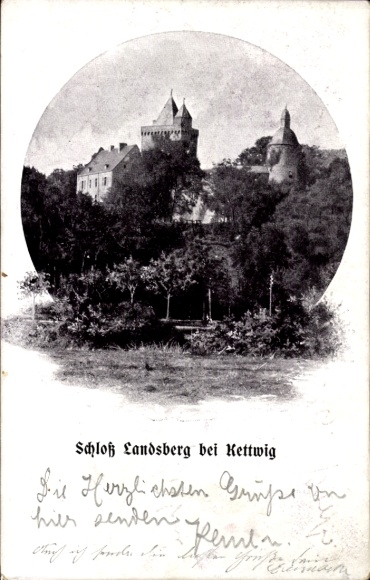 Ak Kettwig Essen im Ruhrgebiet, Schloss Landsberg