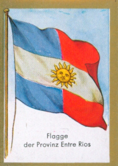 Historyczne zdjęcie kolekcji flag Zdjęcie 185, flaga prowincji Entre Rios