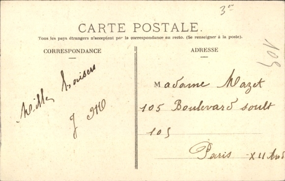 In Parijs, Avenue de Saint Mande