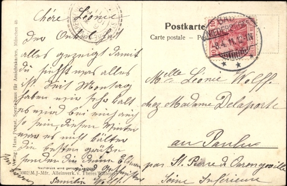 Postcard Niederbronn les Bains Bad Niederbronn Alsace Bas Rhin, Vagn, total view