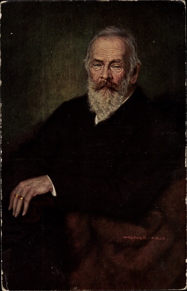 Artist PC Firle, Walther, Prince Regent Luitpold of Bavaria, seated portrait