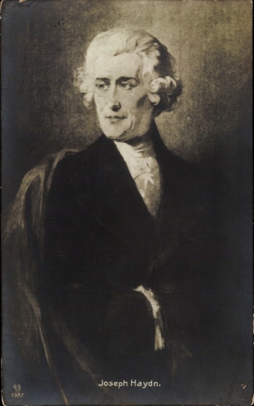 Ak Komponist Joseph Haydn, Portrait, GG Co 1987