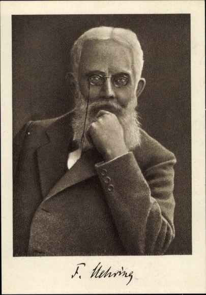 Postcard Franz Mehring, co-founder of the KPD, portrait