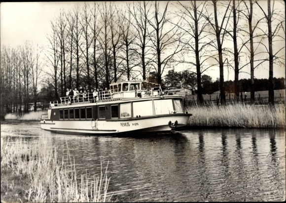 Photo PC Rheinsberg in Brandenburg, saloon steamer Remus, P 270