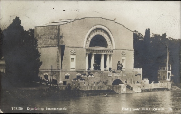 Postcard Torino Turin Piemonte, Esposizione Internazionale, Padiglione della Russia, World Exhibition 1911