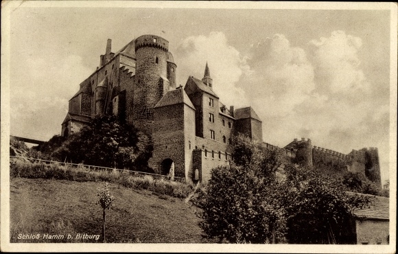 Ak Hamm in de Eifel, Kasteel Hamm