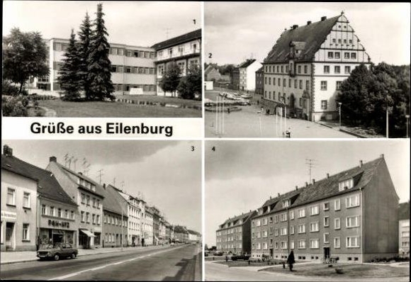 9 old PCs Eilenburg an der Mulde, various views