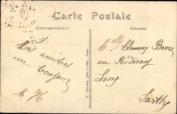 Postcard Clichy Hauts de Seine, Boulevard National