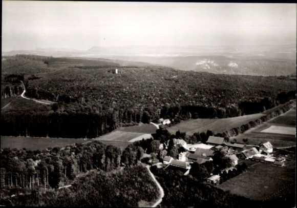 Postcard St. Johann Swabian Alb Württemberg, aerial photograph