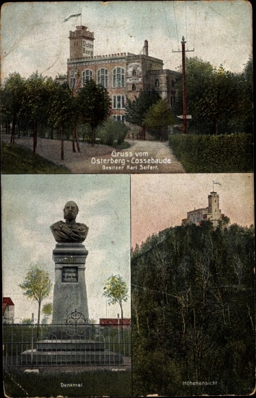 PC Dresden West Cossebaude, Osterberg inn, monument, elevation