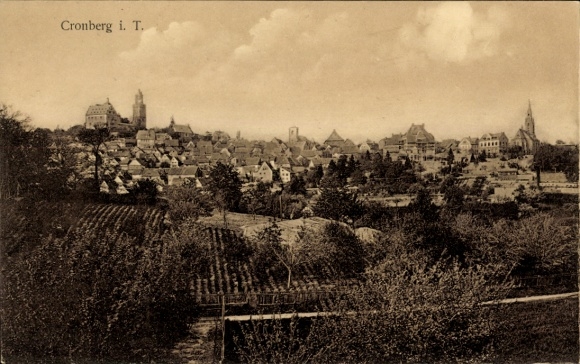 Ak Kronberg im Taunus, Gesamtansicht