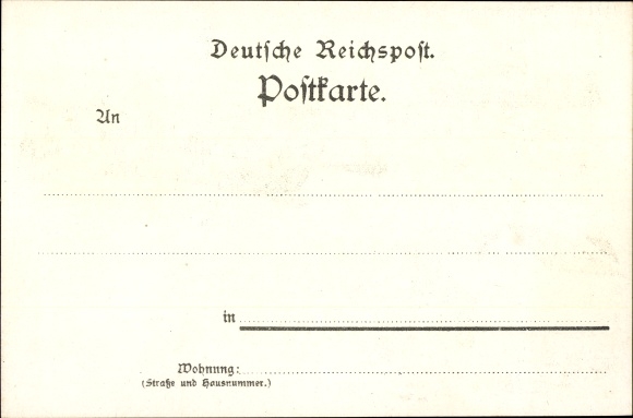 Chromo-Litho Bremke same district Goettingen, Hotel Berggarten, total view