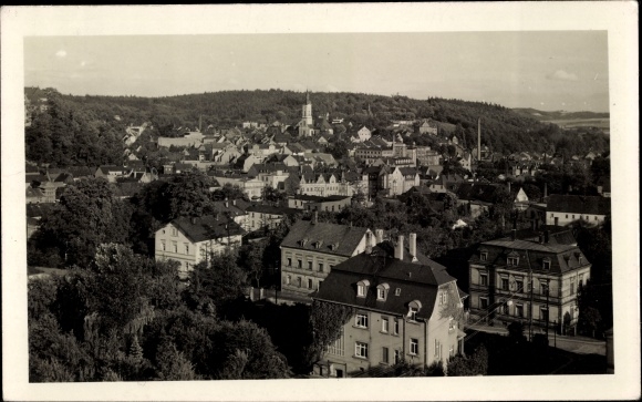 Ak Lichtenstein in Sachsen, Ortsansicht mit Kirche