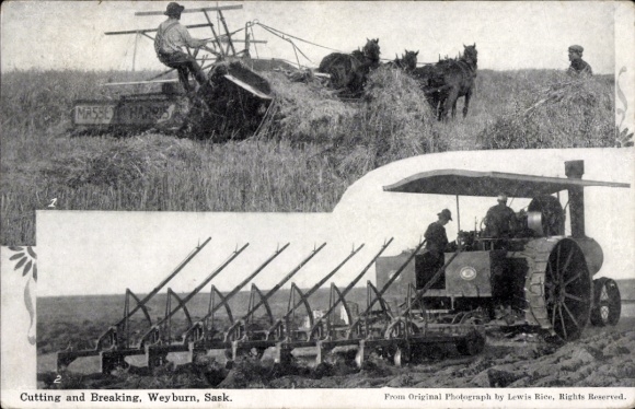 KP Weyburn Saskatchewan Kanada, Cięcie i łamanie