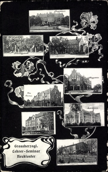 Postcard Neukloster in Mecklenburg, Großherzogliches Lehrerseminar