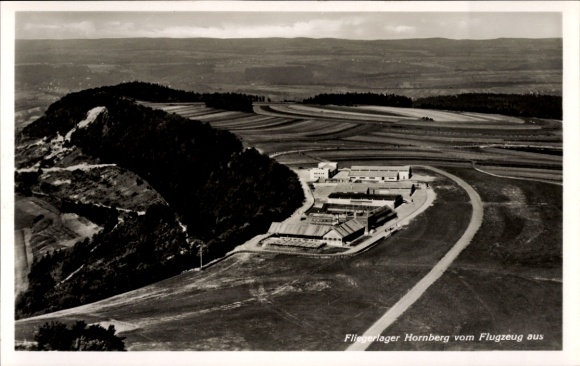 Ak Hornberg in het Zwarte Woud, luchtfoto