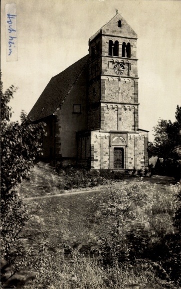 Postcard Hochheim Worms am Rhein, Church